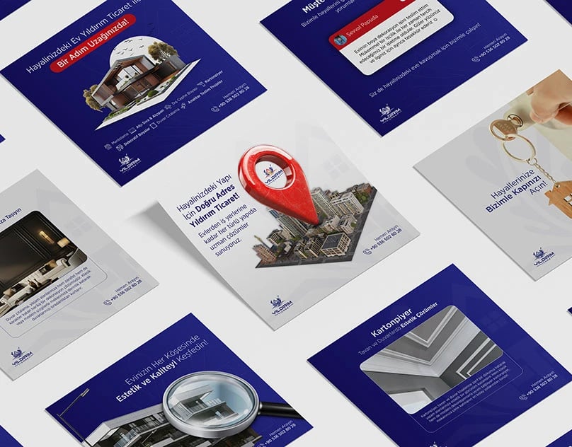 Yıldırım Ticaret Sosyal Medya Tasarımları